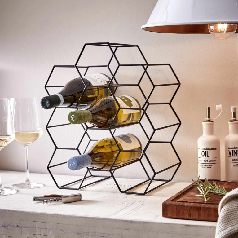 Dekor Haus Geschäft -Dekor Haus Geschäft butlers weinregal fur 9 flaschen l 36 x h 30cm cubicle in schwarz 1 768x768 1