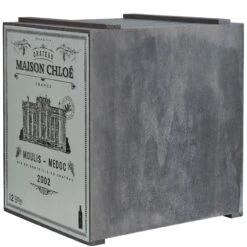 Weinregal VINOTHEK In Hellgrau -Dekor Haus Geschäft butlers weinregal vinothek in hellgrau 6