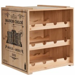 Weinregal VINOTHEK In Natur -Dekor Haus Geschäft butlers weinregal vinothek in natur 2