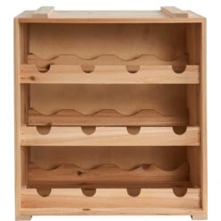 Weinregal VINOTHEK In Natur -Dekor Haus Geschäft butlers weinregal vinothek in natur 4